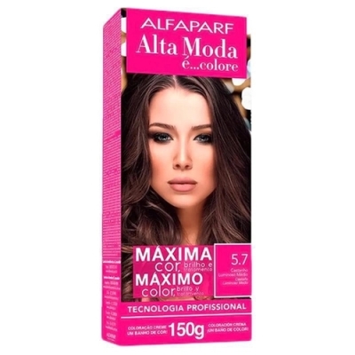 Tintura Alta Moda 5.7 Castanho Luminoso 150g