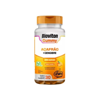 GUMMY BIOVITON ACAFRAO+GENGIBRE LARANJA 30GOMAS MAST 