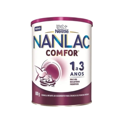 Nanlac Comfor 1 a 3 anos - Fórmula Infantil de Seguimento - Lata 800g