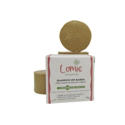 Shampoo Em Barra Lomie Alergoshop 75g