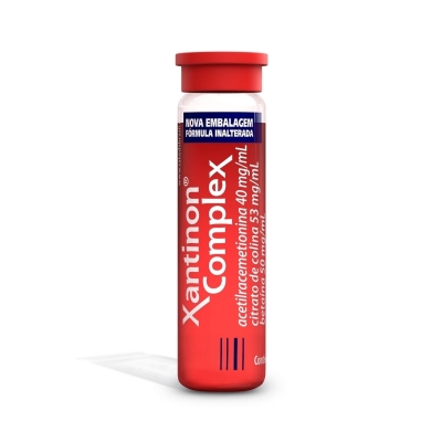 Xantinon Complex 40 mg/mL + 53 mg/mL + 50 mg/mL Flaconete 10 ml – solução oral hepatoprotetora