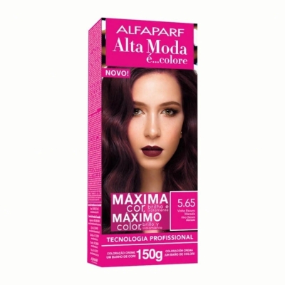 Tintura Alta Moda Especial 5.65 Vinho Escuro 150g