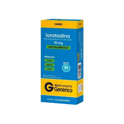 Loratadina 10mg 12cpr g/cimed