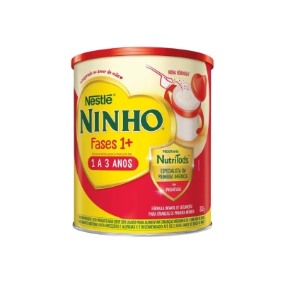 NINHO Fases 1+ – Fórmula Infantil em Pó – 800 g (1 a 3 anos)