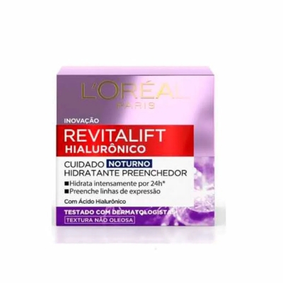 Creme Facial L'Oréal Revitalift Hialurônico Noturno 49g