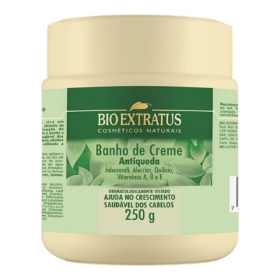 Banho De Creme Bio Extratus Antiqueda Jaborandi Alecrim 250g