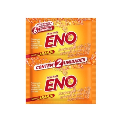 Sal de Fruta Eno Laranja Envelope 5g 