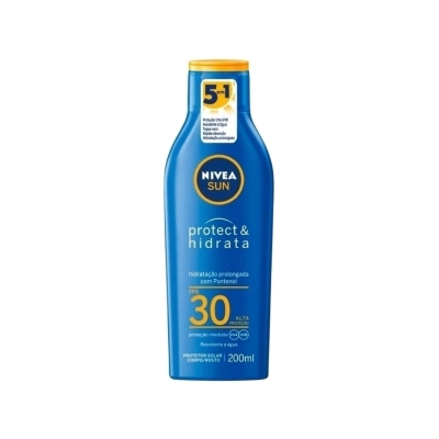 Nivea Sun Protect & Hidrata – Protetor Solar Corporal e Facial – FPS 30 – Frasco 200 ml