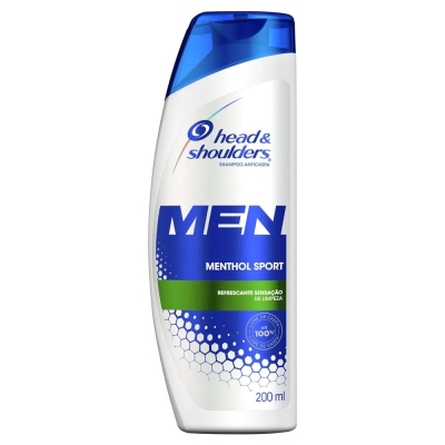 Shampoo Head & Shoulders Menthol Sport 200ml
