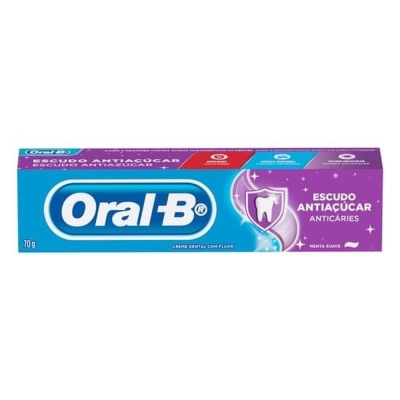Creme Dental Oral-B Escudo Antiaçúcar 70g