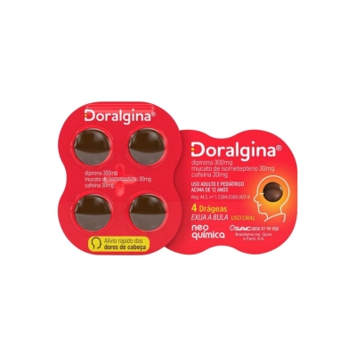 Doralgina 4 Drágeas - Neo Química