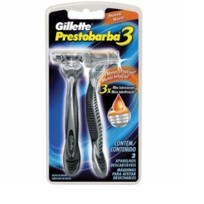 Aparelho Gillette 3 Masculino 2 Unidades
