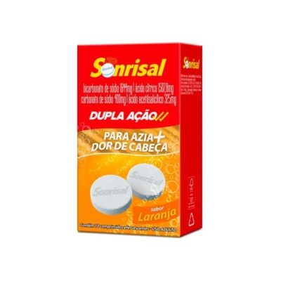 Sonrisal Laranja 2 Comprimidos Efervescentes
