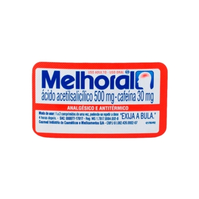 Melhoral Adulto 8 Comprimidos