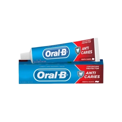 Creme Dental Oral-B 123 Anticáries Menta Suave - Creme Dental 70 g