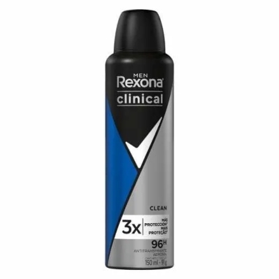 Desodorante Rexona Clinical Aerosol Clean Men 150ml