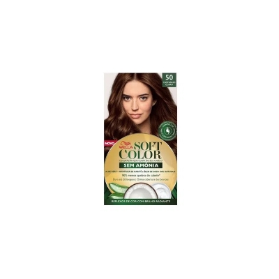 Tintura Wella Soft Color N° 50 Castanho Claro 1 Unidade