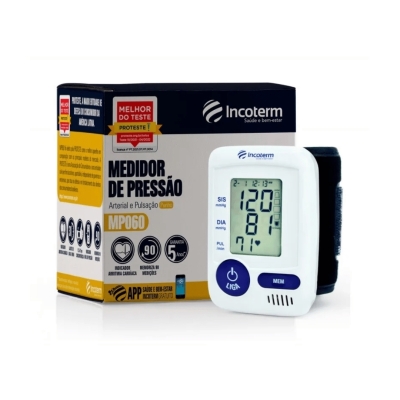 Medidor de Pressão Digital de Pulso MP060 Incoterm