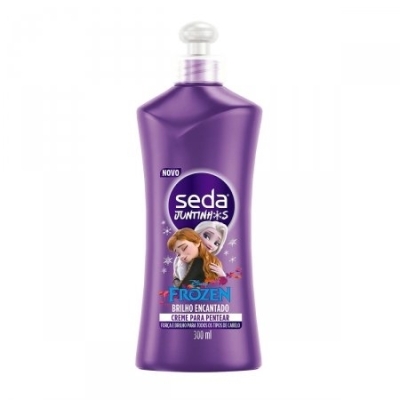 Creme para Pentear Infantil Frozen Seda Juntinhos Brilho Encantado 300ml