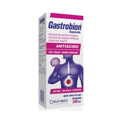 Gastrobion Gel 240ml - Antiácido e Antiflatulento