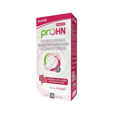 ProHN 15 Cápsulas – Probiótico com Tecnologia LICAPS®