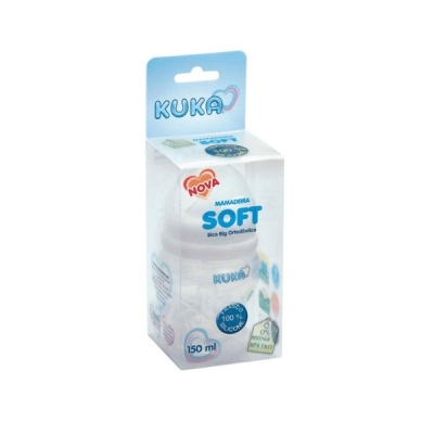 Mamadeira Kuka Soft De Silicone Bico Ortodontico 150ml