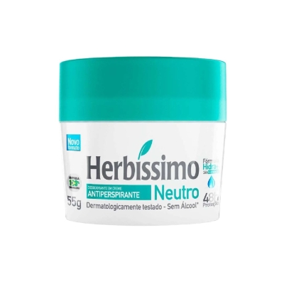 Desodorante Herbíssimo Creme Talco 55g 