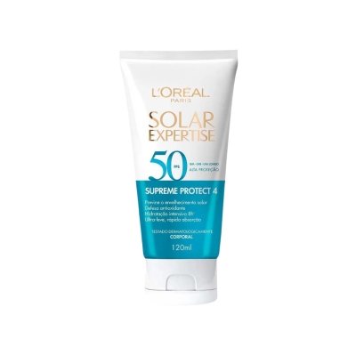 L'Oréal Paris Solar Expertise Supreme Protect 4 – Protetor Solar Corporal – FPS 50 – Bisnaga 120 ml