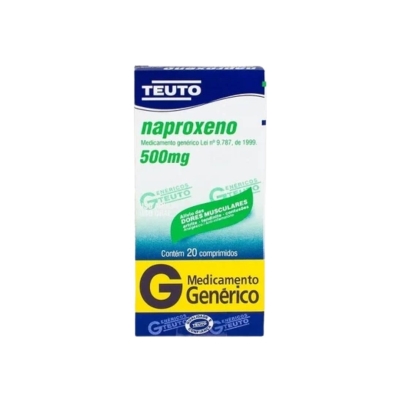  NAPROXENO 500MG 20CPR G/TEUTO 