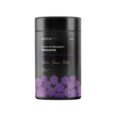 Creme de Massagem LabotratPRO Relaxante 900 g — Blend de Óleos Essenciais
