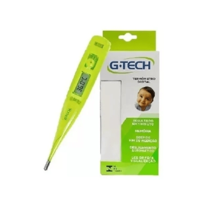 Termômetro Clínico Digital G-Tech TH150 Verde