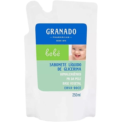 Sabonete Liquido Granado Bebê Erva Doce 250ml