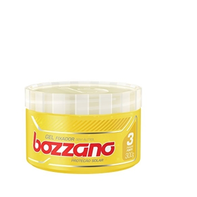 Bozzano Gel Fixador Condicionante com Proteção Solar – Fixação Forte Nº 3 – Pote 300 g